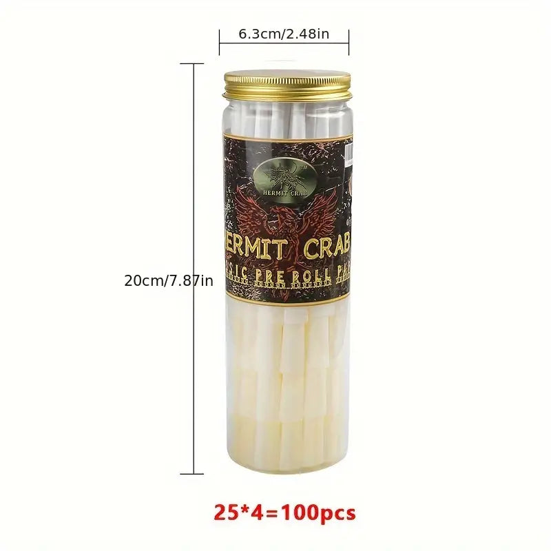 Pre Rolls Hermit Crab - Conos De Papel King Size 100 Piezas
